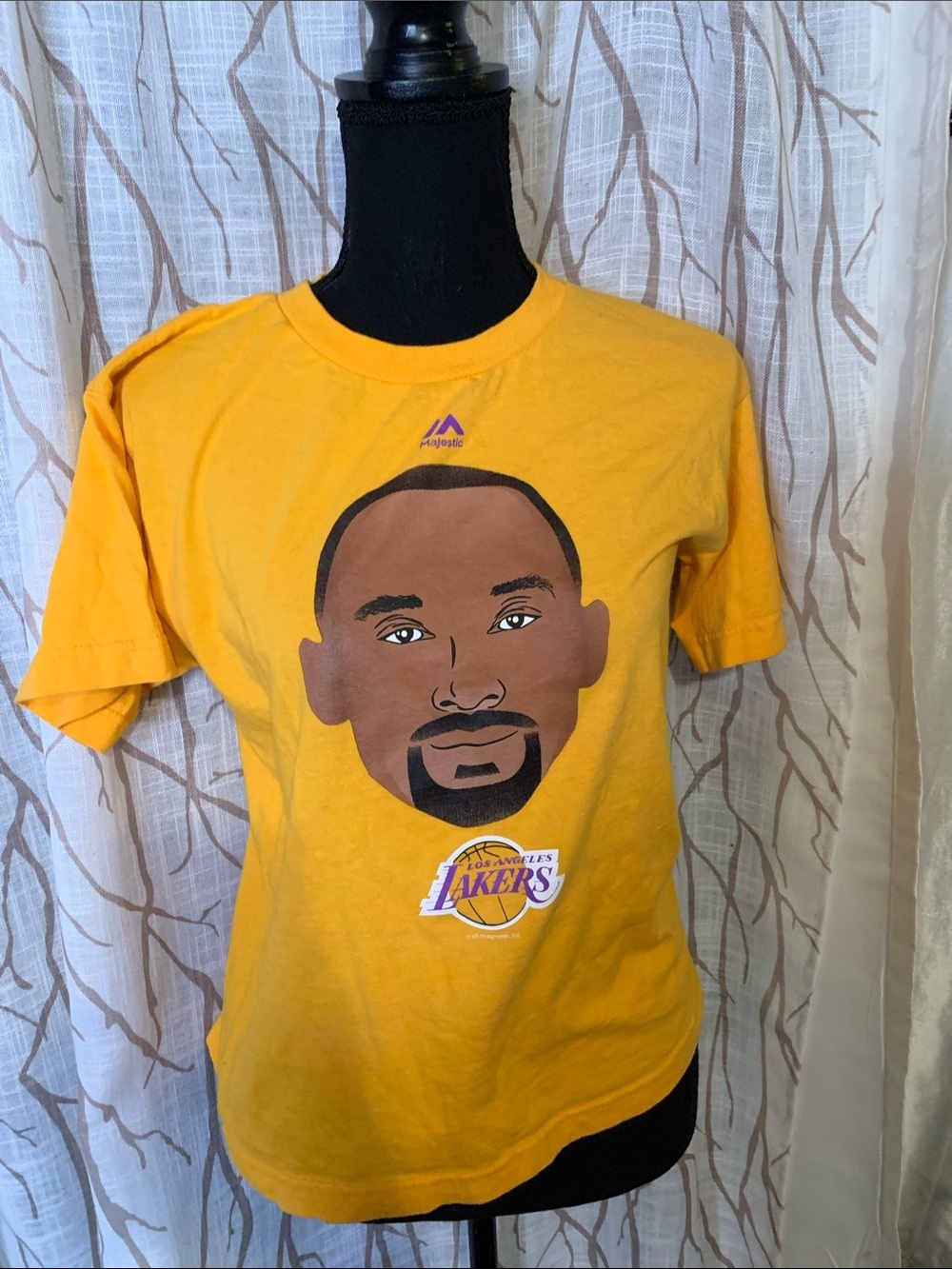 NBA Los Angeles Lakers Kobe Bryant Majestic 2015 Imagewear Shirt Black Mamba